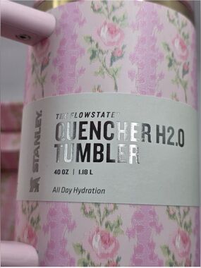 Stanley X Love Shack Fancy 40oz Quencher Tumbler  Blooming Heirloom Edition NIB